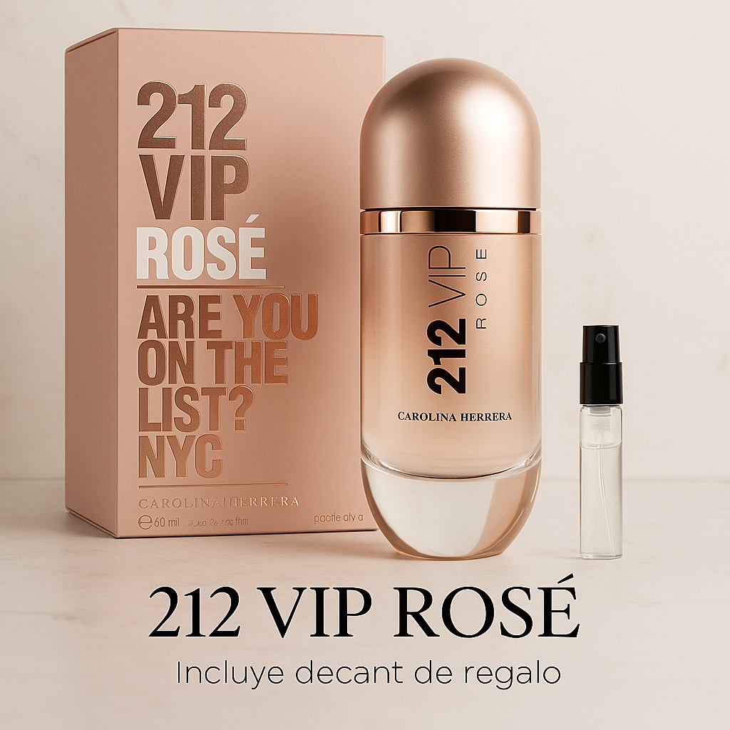 3X1 Good Girl Supreme - 212 VIP Rosé - Scandal + Decant de Regalo!