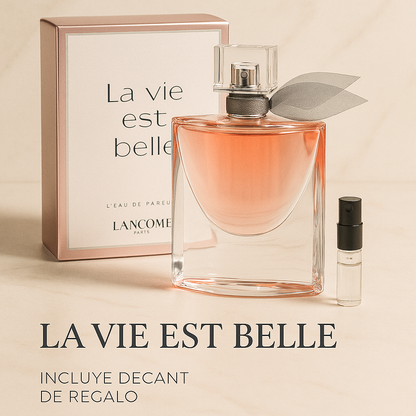 3X1 La Vie est Belle - Flowebomb- Black Opium + Decant de Regalo!