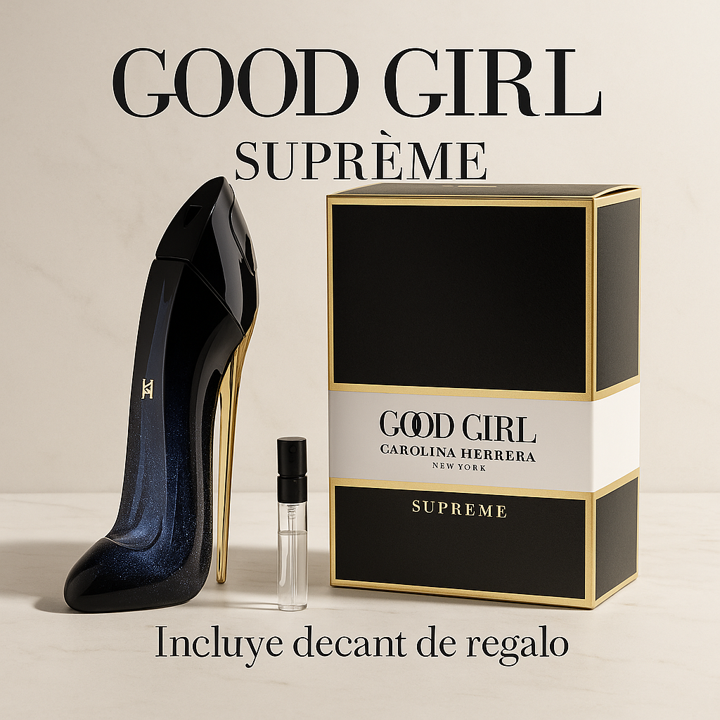 3X1 Good Girl Supreme - 212 VIP Rosé - Scandal + Decant de Regalo!